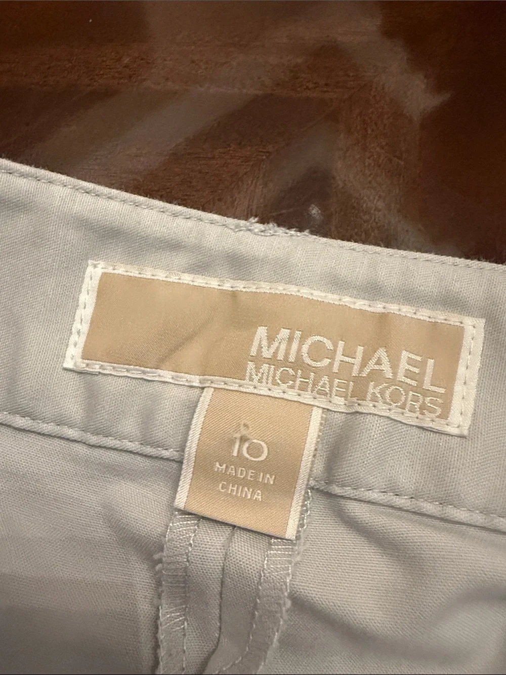 Michael Kors Off-White Straight-Leg Women's Jeans